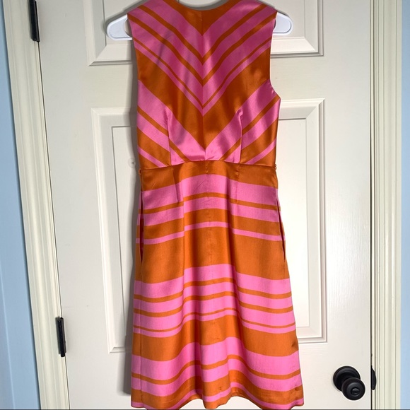 KATE SPADE Pink and Orange Stripes Dress - Picture 7 of 10